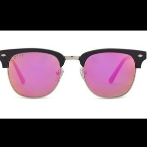 Barry-Matte Black Frame-Pink Mirror Polarized Lens